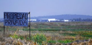 Site of the new airport at Santa Lucía Air Force Base.