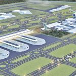 Design of the new airport at Santa Lucía.