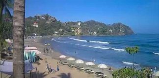 Sayulita beach, Nayarit, where a new treatment plant is being installed.