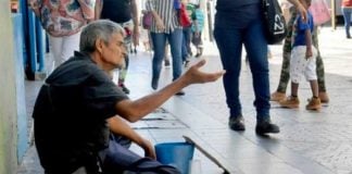 Every city has its beggars.