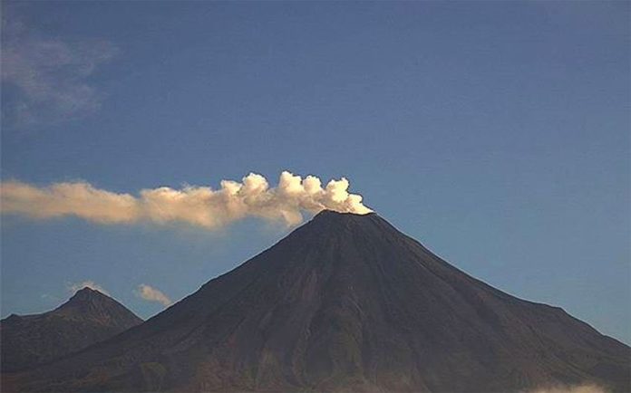 Increased activity reported at the Colima Volcano.