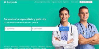 Doctoralia's Mexico website.