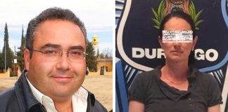 The ex-mayor and his wife.