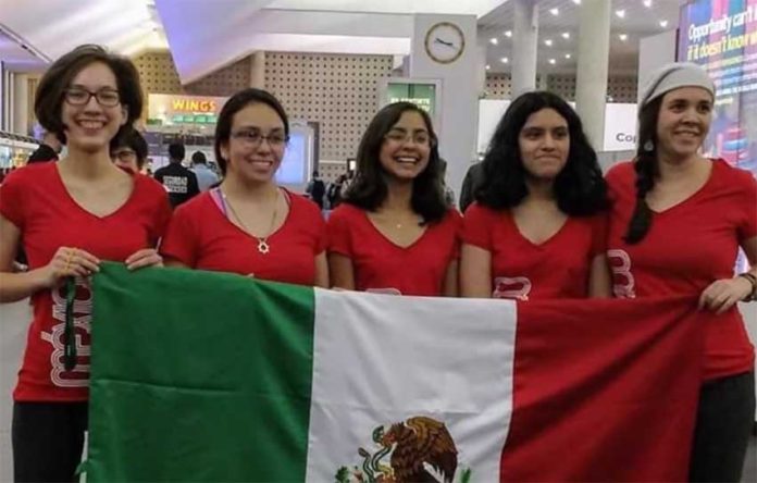 Mexico's math winners.
