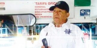 La Paz police officer Cisneros.
