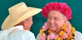 AMLO gets a warm reception in San Luis Potosí.