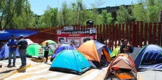 Teachers' camp last week in Mexico City.