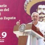 López Obrador speaks at event remembering Emiliano Zapata.