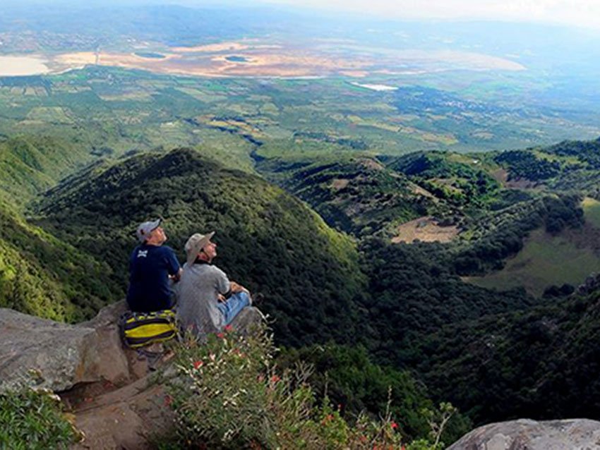 The panoramic view from the Hermit’s Cross.