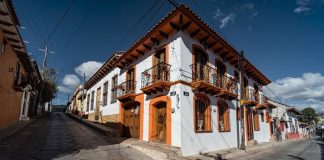 A street corner in El Cerrillo, one of Mexico's oldest neighborhoods.