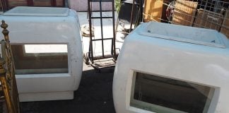 No one knew how to use these giant ice chests that were for sale at the Portales Antiques Market.