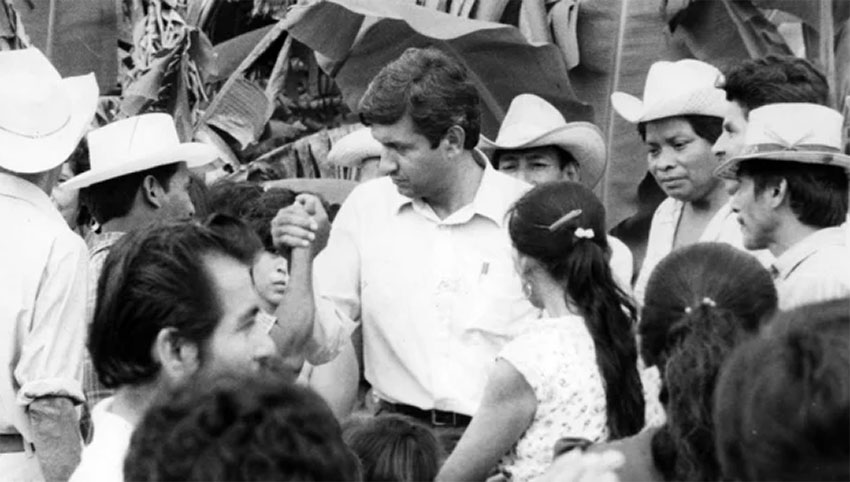 López Obrador in 1995, when he called on citizens to refuse to pay their electricity bills.