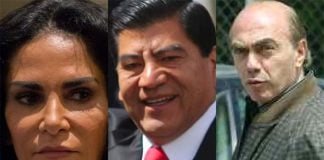 Journalist Cacho, ex-governor Marín and businessman Nacif.