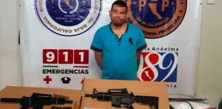 The cartel leader captured in Tijuana yesterday.