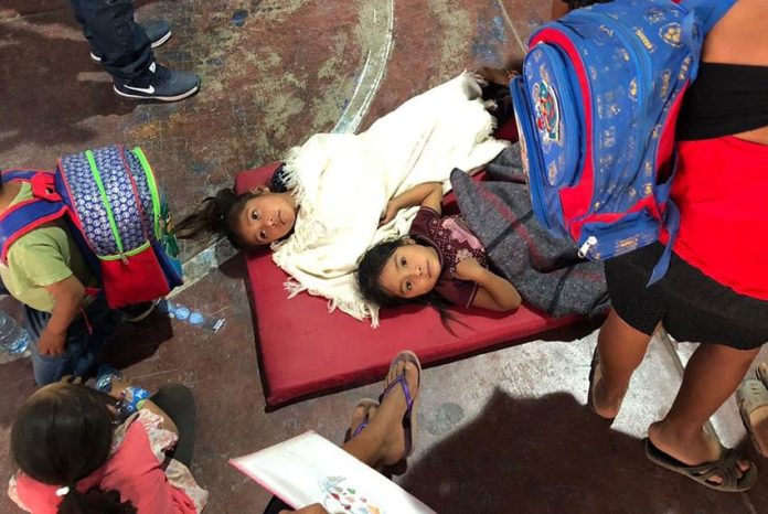 Food poisoning victims in Guerrero.