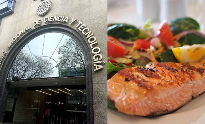 Salmon is one of the dishes on the menu at science council headquarters.