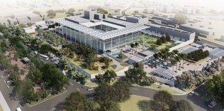 Artist's conception of the new US Consulate in Guadalajara.