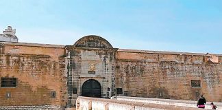 The 18th-century fortress that needs extensive repair work.