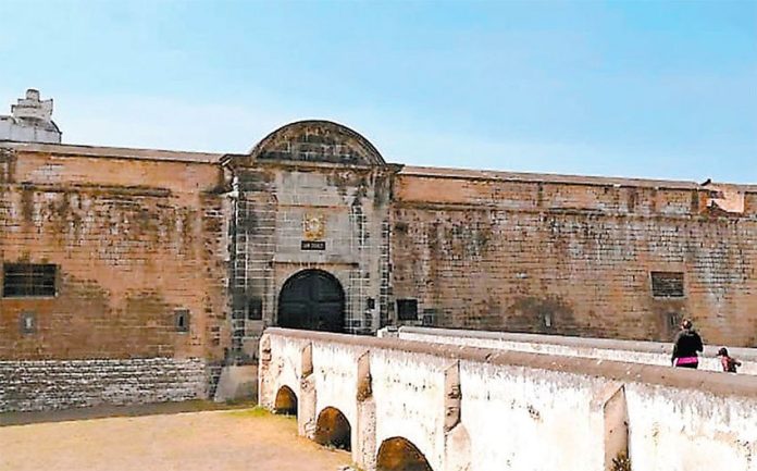 The 18th-century fortress that needs extensive repair work.