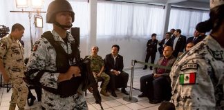 Members of the new National Guard, supplied by the army.