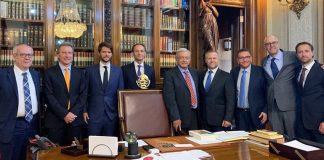 Representatives of Ikea met yesterday with the president and other government officials.