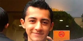 Nuevo León student Daniel Marín.