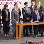 Signing ceremony is to give Pemex some financial relief.