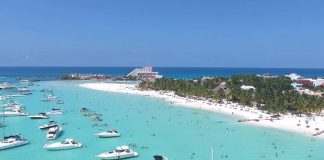 Playa Norte, on Isla Mujeres.