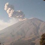 El Popo makes some noise this morning.