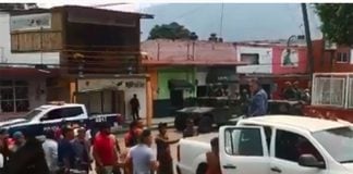 Residents challenge federal authorities in Oaxaca.