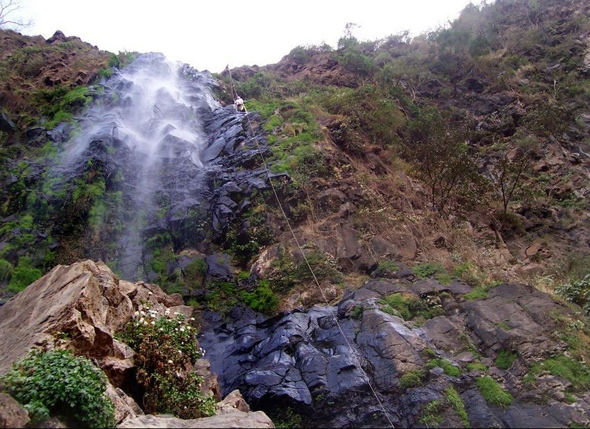 Canyoning at San Martín Falls in Jalisco