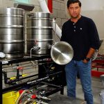 Fortuna had its start when Morales, pictured, and four friends purchased this small brewing system.