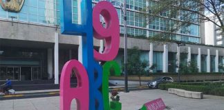 The ABC daycare 'anti-monument' in Mexico City.