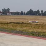 The airport site will remain quiet until permits are issued.