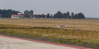 The airport site will remain quiet until permits are issued.