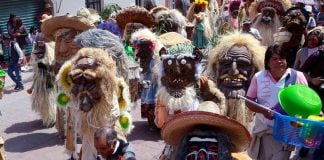 The masked dancers of Temascalcingo, calling for rain.