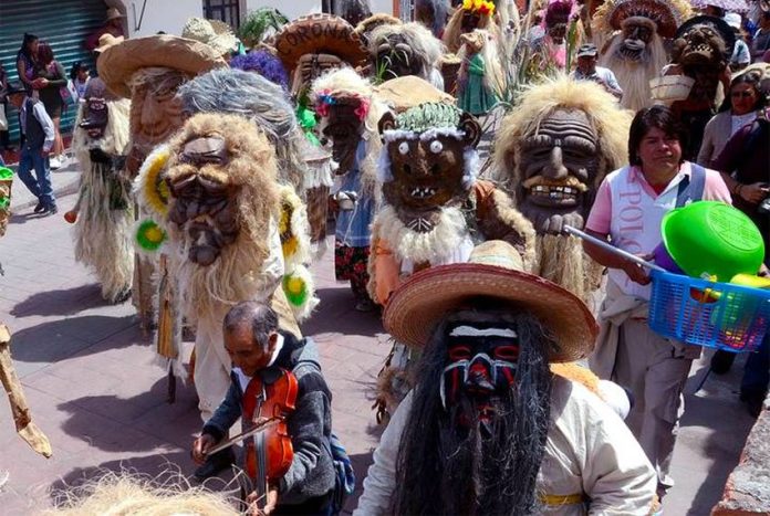 The masked dancers of Temascalcingo, calling for rain.