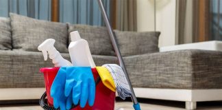 household cleaning supplies