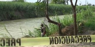 The Rio Grande, where the bodies of father and daughter were found.