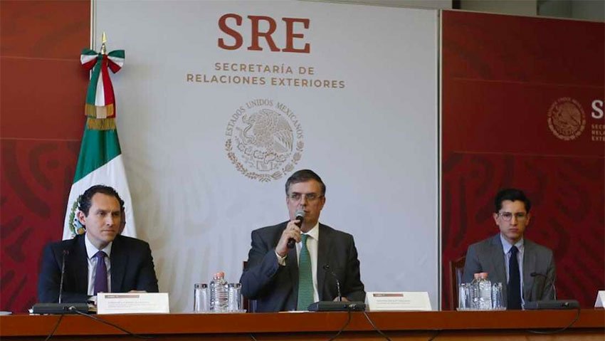 Ebrard tells a press conference Mexico might have to face a negotiation over 'safe third country.' 