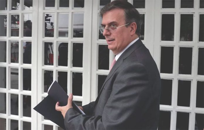 Foreign Secretary Ebrard was in Washington yesterday to meet with US officials.