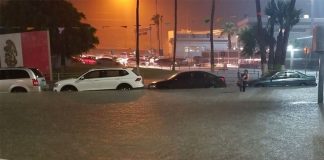 Flooding in Reynosa last night.