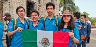 The math olympiad winners in the Dominican Republic.