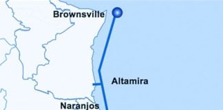 The new pipeline will transport natural gas from Texas.