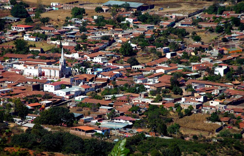 View of the town from Cerro la Catarina.