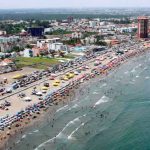 A sargassum-free beach in Veracruz.