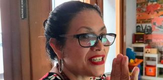 Indigenous leader Cruz.