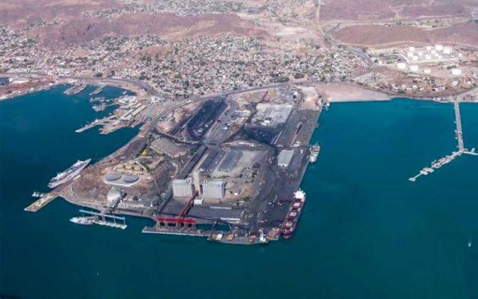 Port of Guaymas, where an acid spill occurred last week.