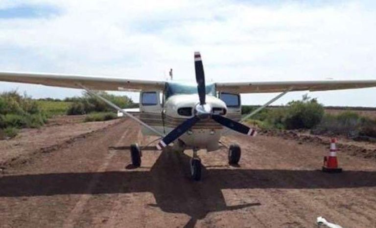 Scene of the Chiapas plane robbery.