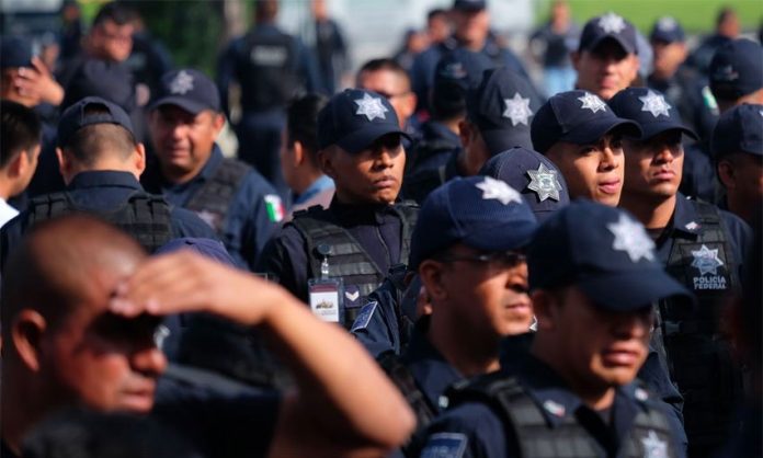 Police had been protesting in Mexico City since last Wednesday.